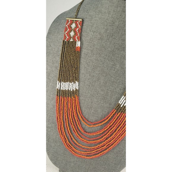 Vintage Native American Multi Strand Necklace - Picture 4 of 10